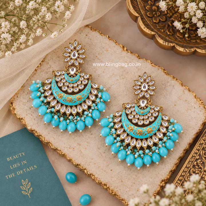 Turquoise Ajaya Chandbalis