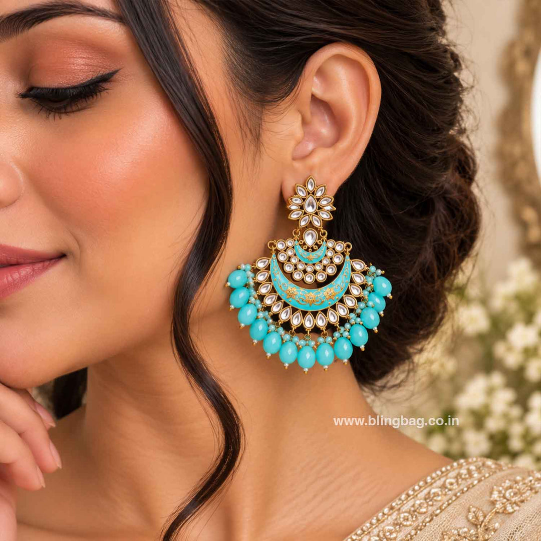 Turquoise Ajaya Chandbalis