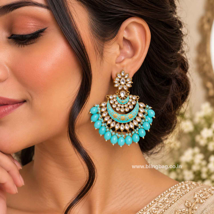Turquoise Ajaya Chandbalis