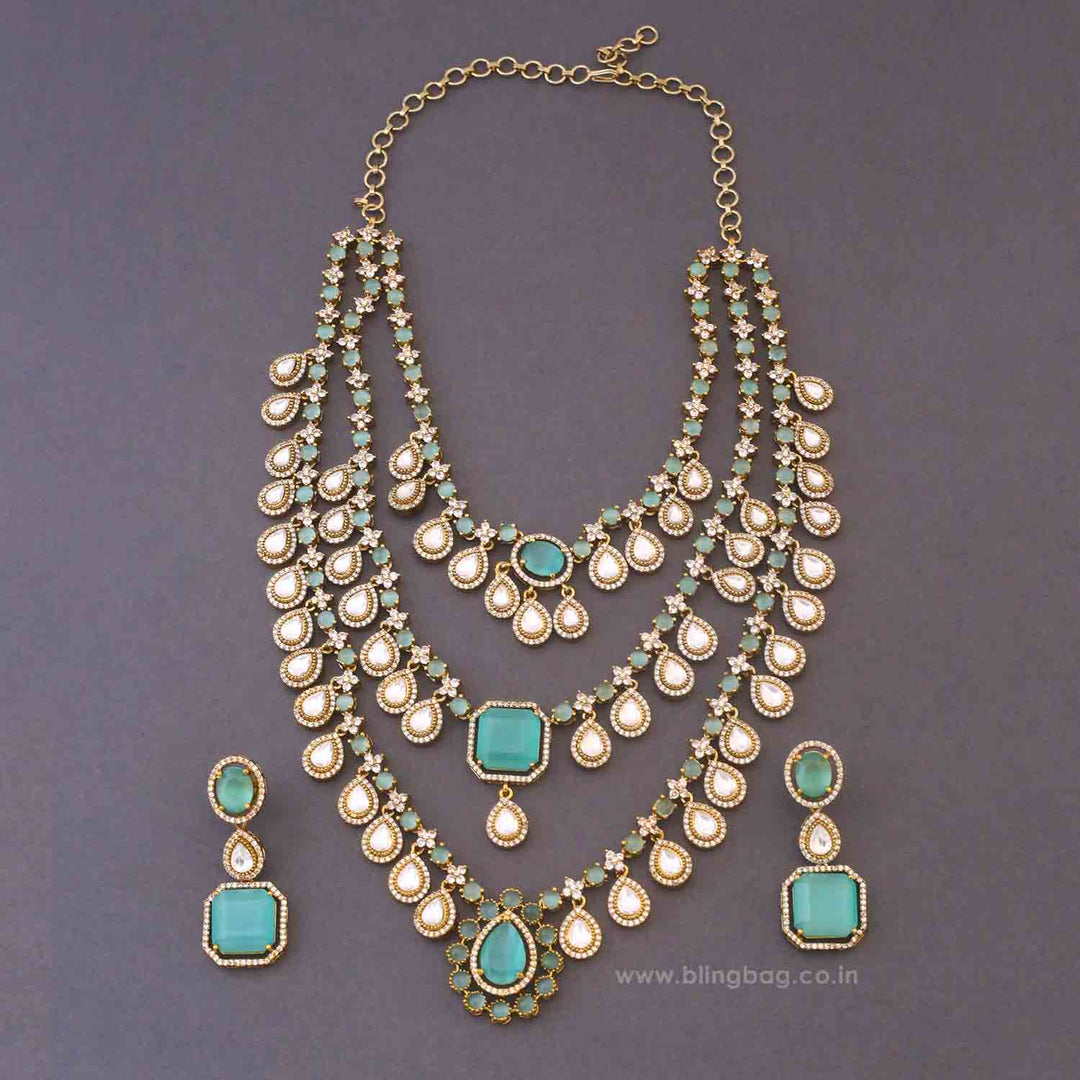 Turquoise Alishia Victorian Jewellery Set - New Arrival