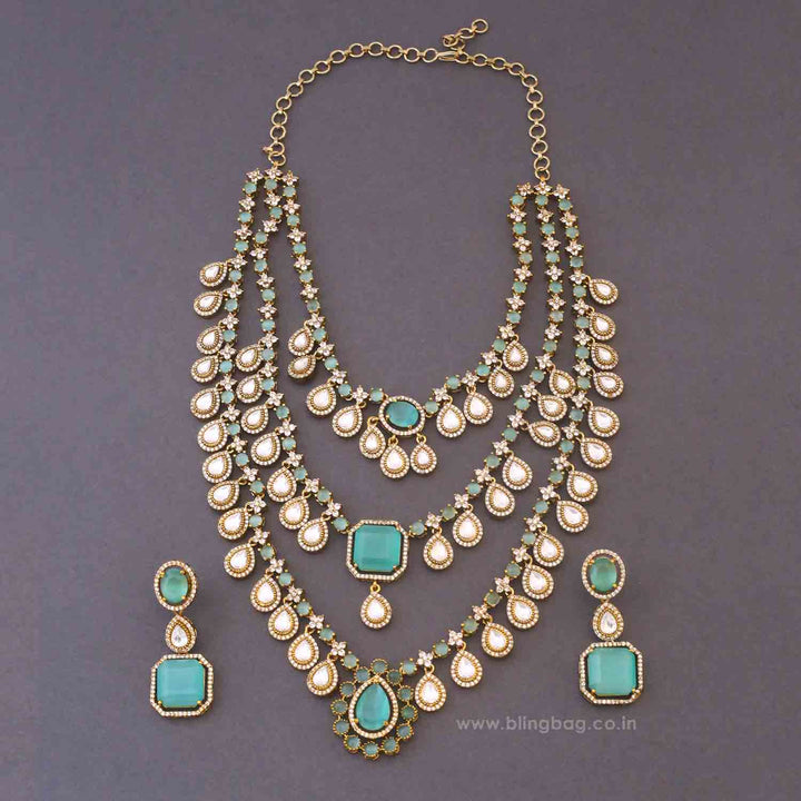 Turquoise Alishia Victorian Jewellery Set - New Arrival