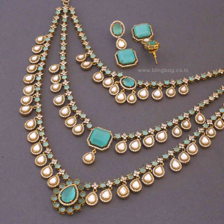 Turquoise Alishia Victorian Jewellery Set - New Arrival