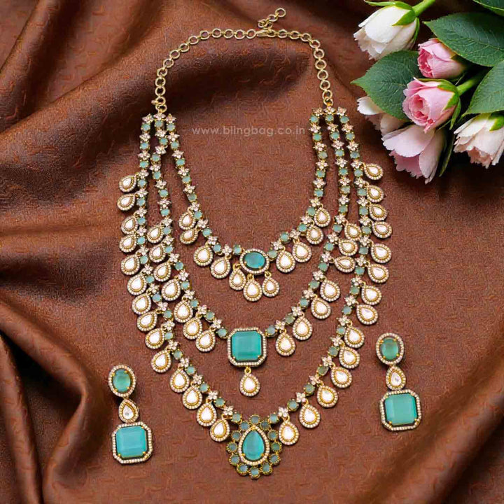 Turquoise Alishia Victorian Jewellery Set - New Arrival