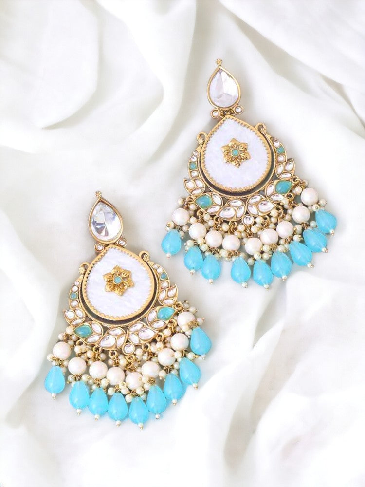 Turquoise Amulya Chandbalis