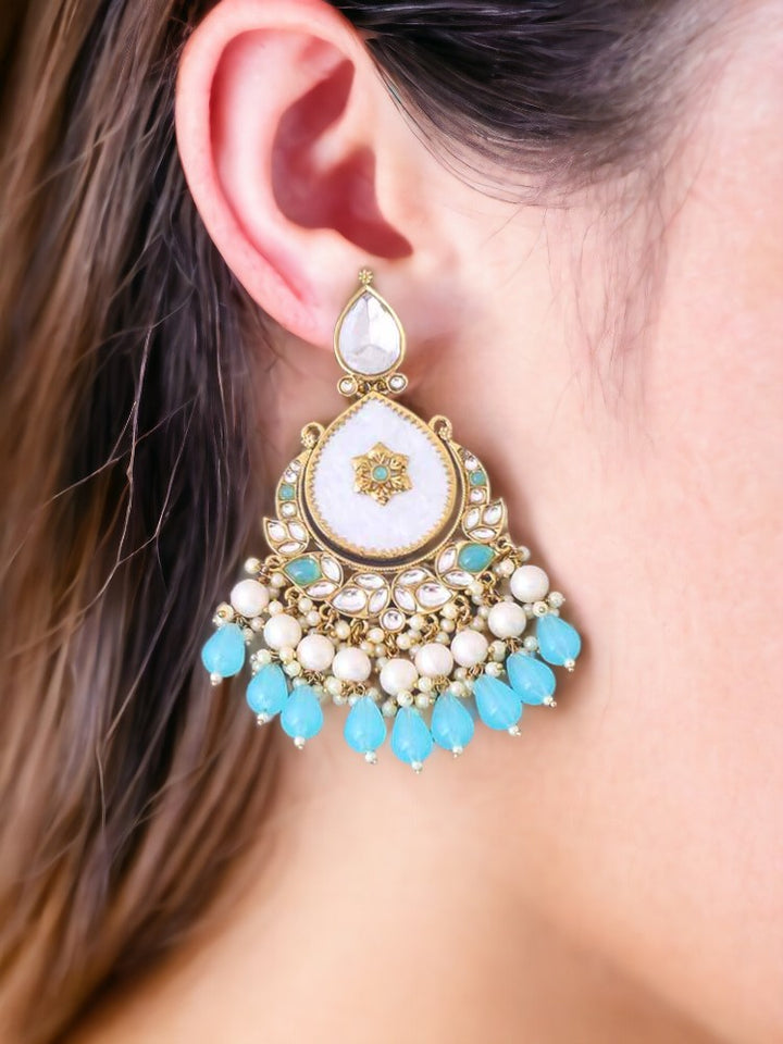 Turquoise Amulya Chandbalis