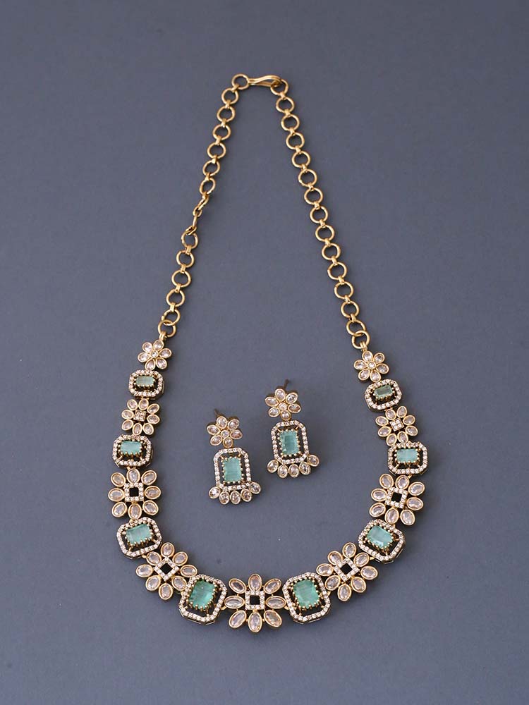 Turquoise Anja Victorian Jewellery Set - New Arrival
