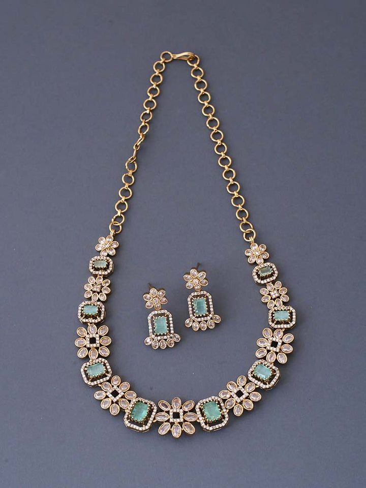 Turquoise Anja Victorian Jewellery Set - New Arrival