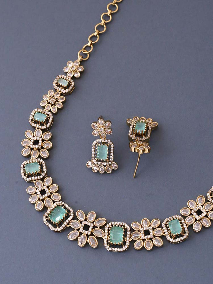 Turquoise Anja Victorian Jewellery Set - New Arrival
