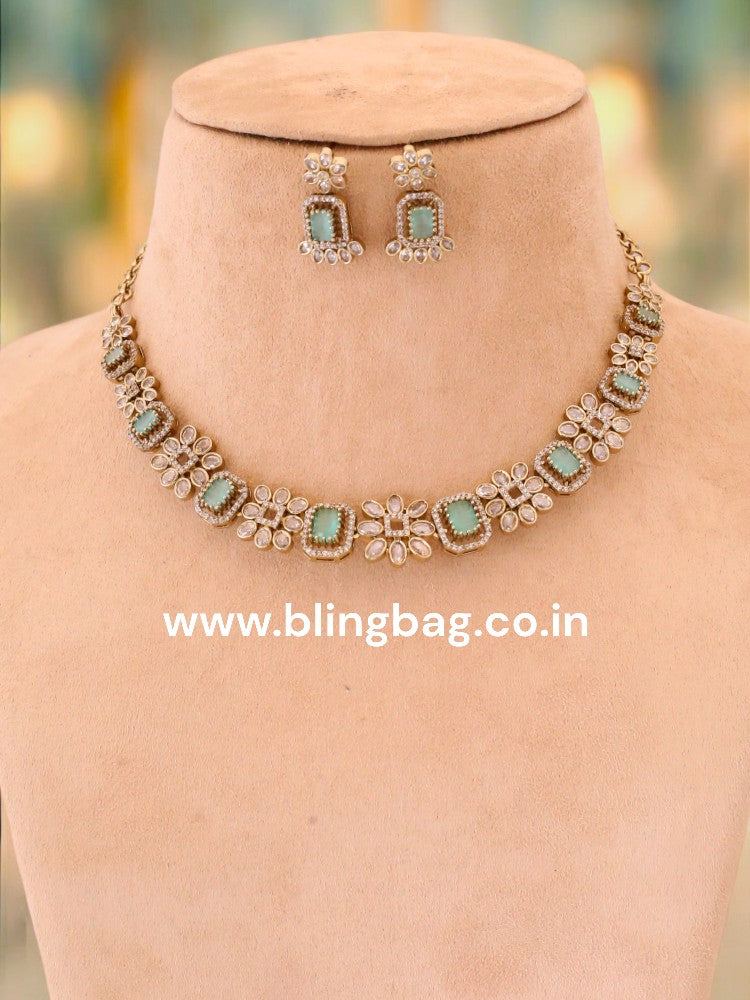 Turquoise Anja Victorian Jewellery Set - New Arrival