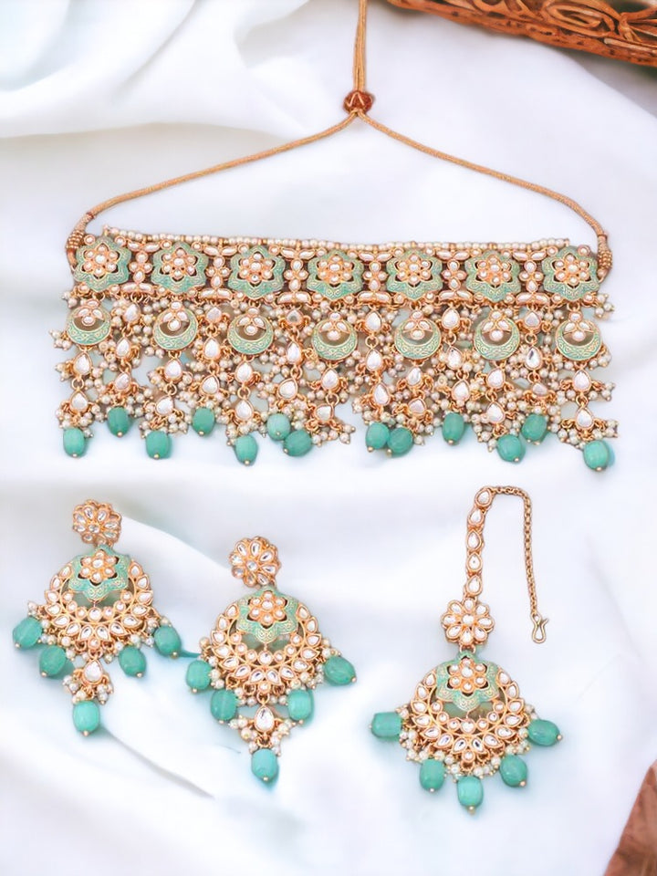 Turquoise Ankita Jewellery Set - EOSS