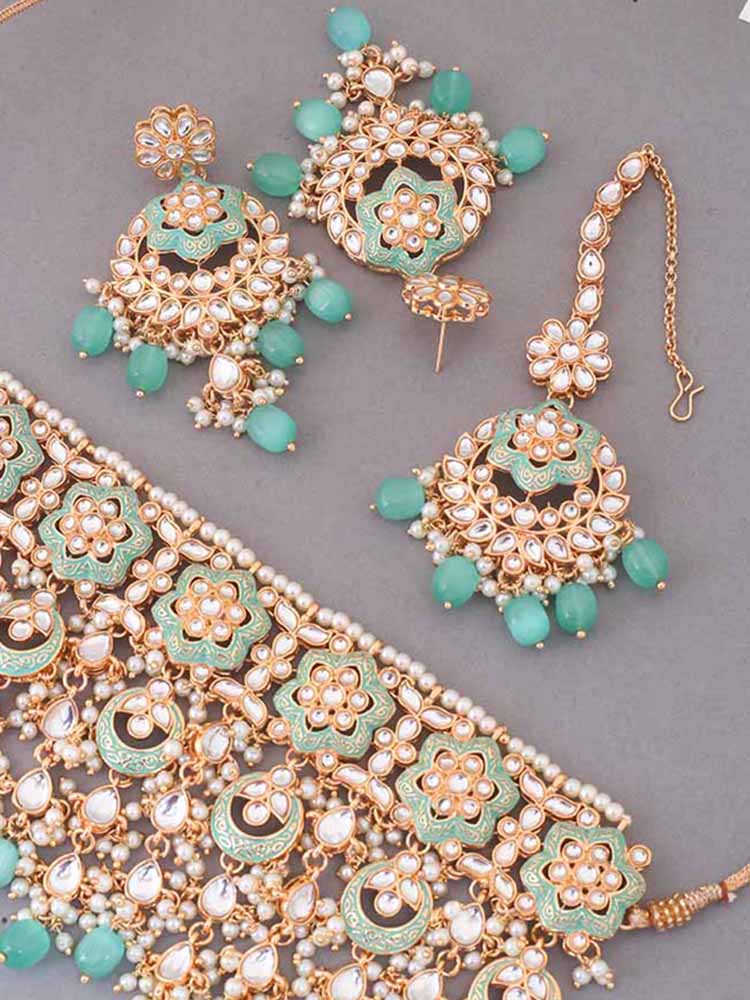 Turquoise Ankita Jewellery Set - EOSS