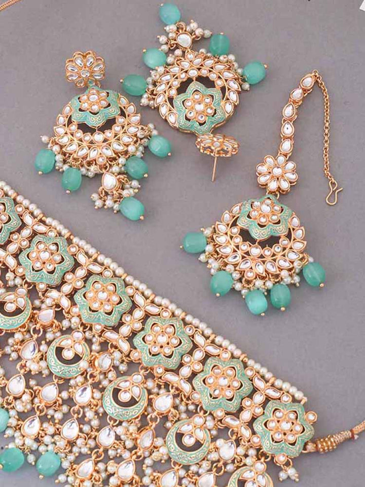 Turquoise Ankita Jewellery Set - EOSS