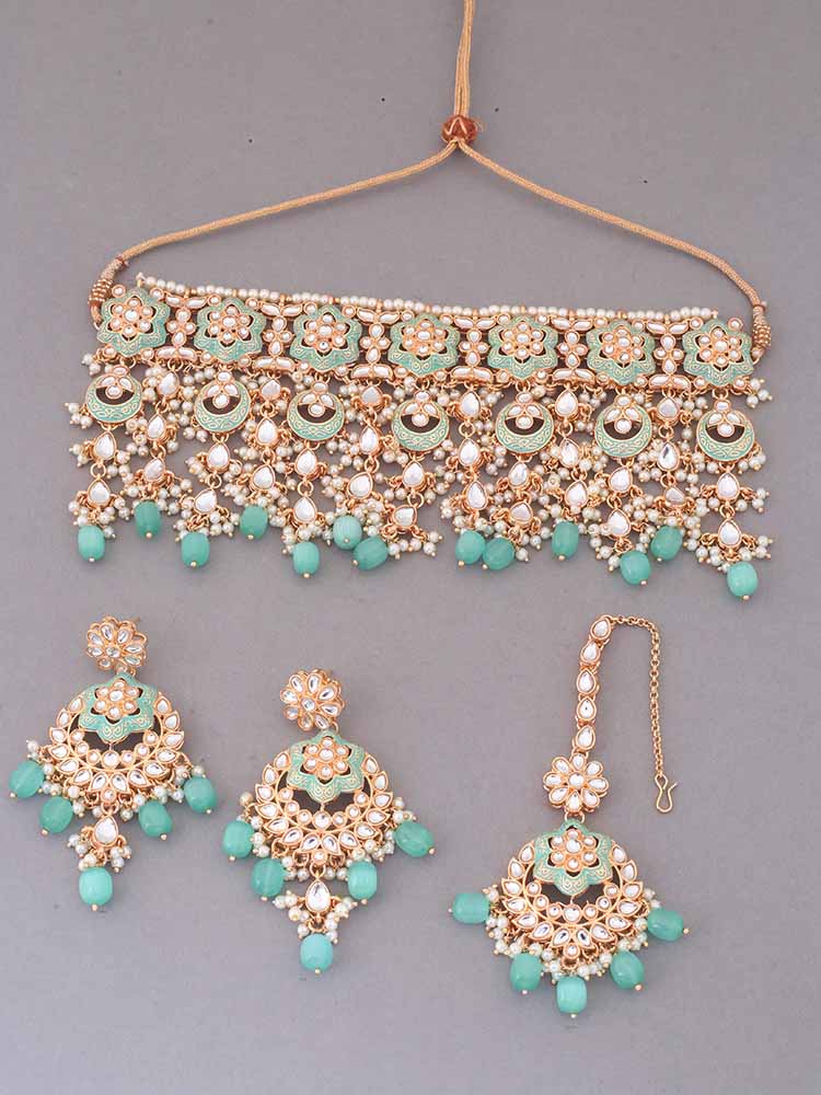 Turquoise Ankita Jewellery Set - EOSS