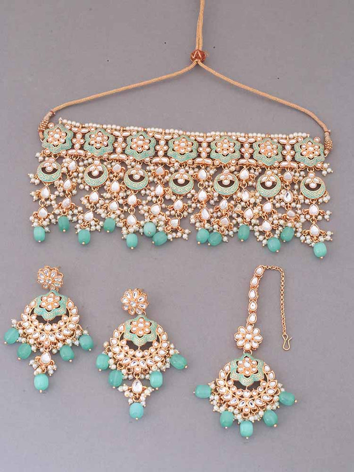 Turquoise Ankita Jewellery Set - EOSS