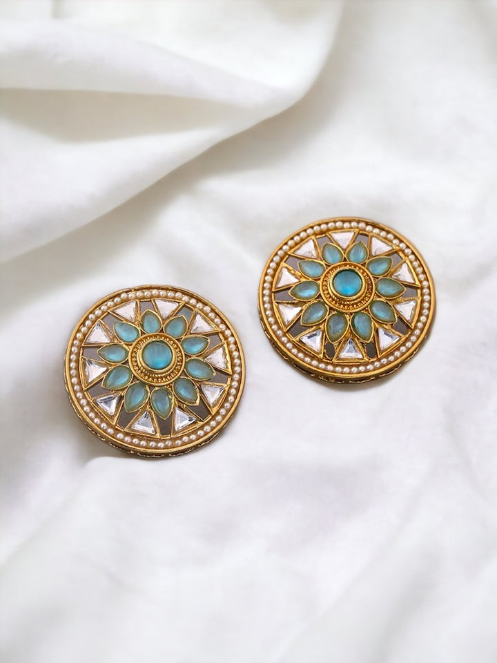 Turquoise Anokhi Ethnic Studs