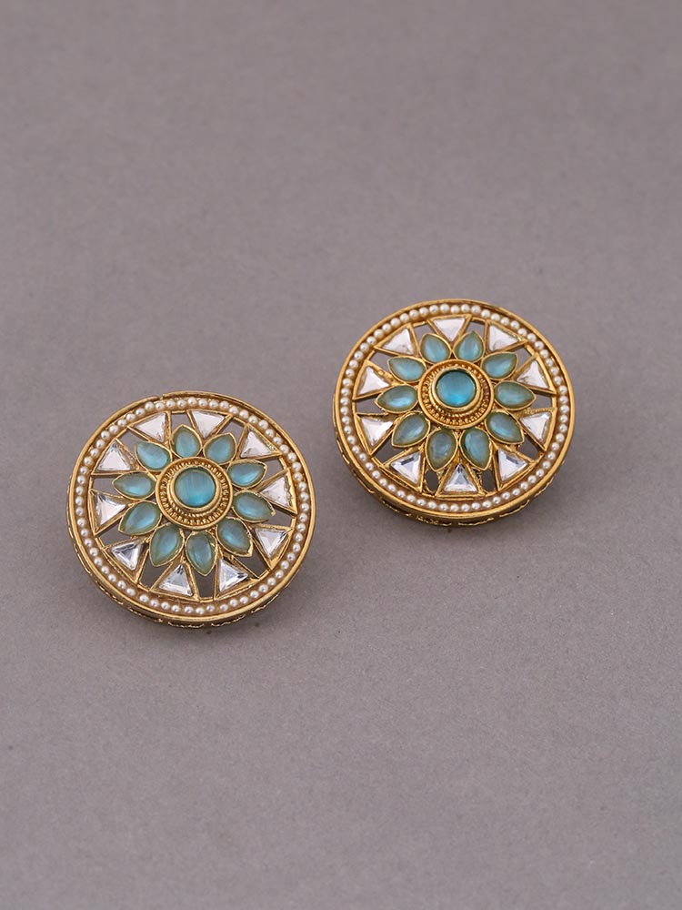 Turquoise Anokhi Ethnic Studs