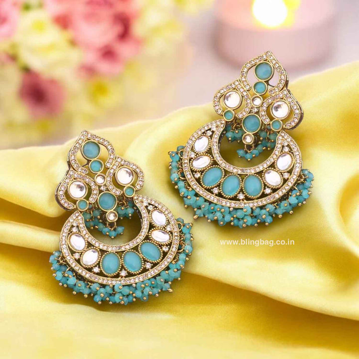 Turquoise Arsha Chandbalis