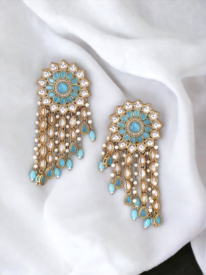 Turquoise Avisha Ethnic Danglers