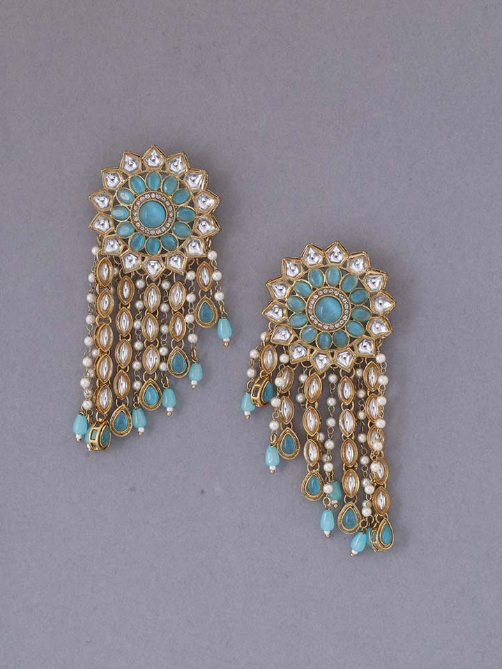 Turquoise Avisha Ethnic Danglers