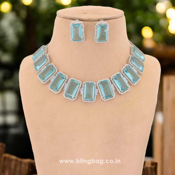 Turquoise Bellamy Zirconia Jewellery Set - EOSS