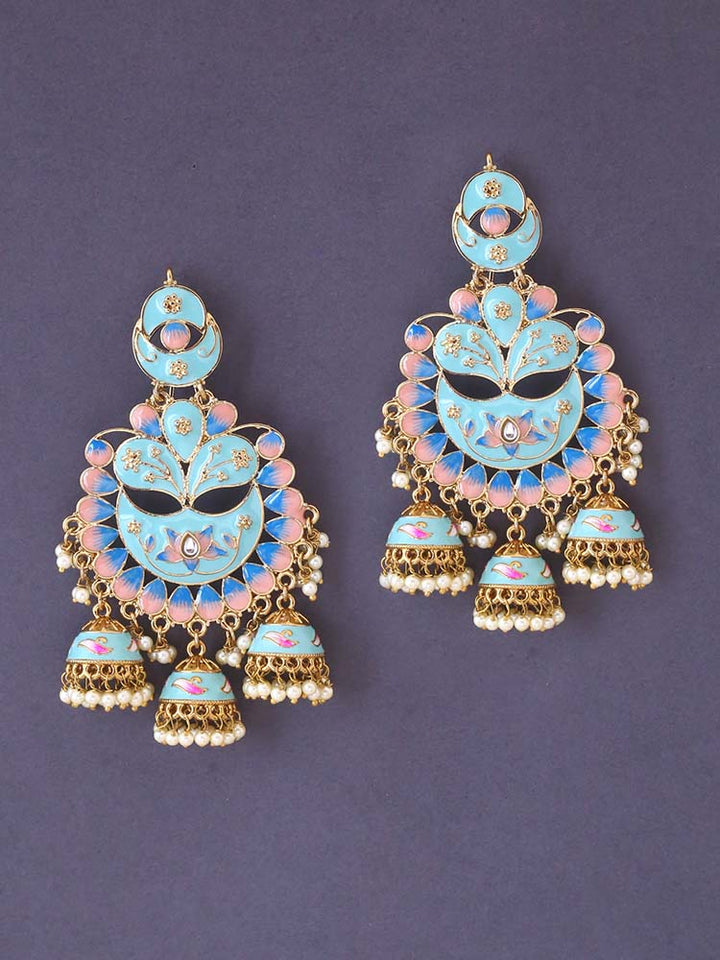 Turquoise Berry jhumkis - EOSS