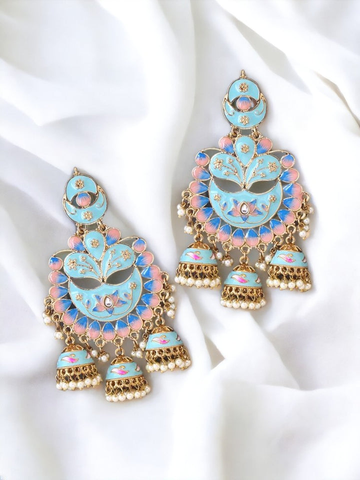 Turquoise Berry jhumkis - EOSS