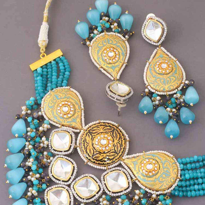 Turquoise Blaine Jewellery Set - EOSS