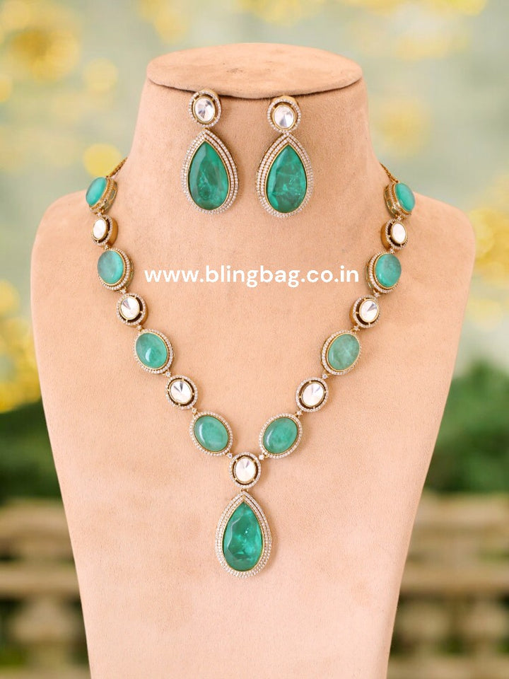 Turquoise Cassidy Zirconia Jewellery Set