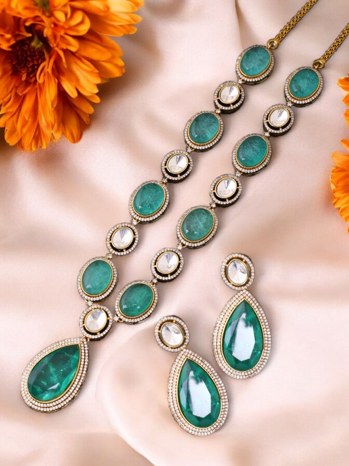 Turquoise Cassidy Zirconia Jewellery Set