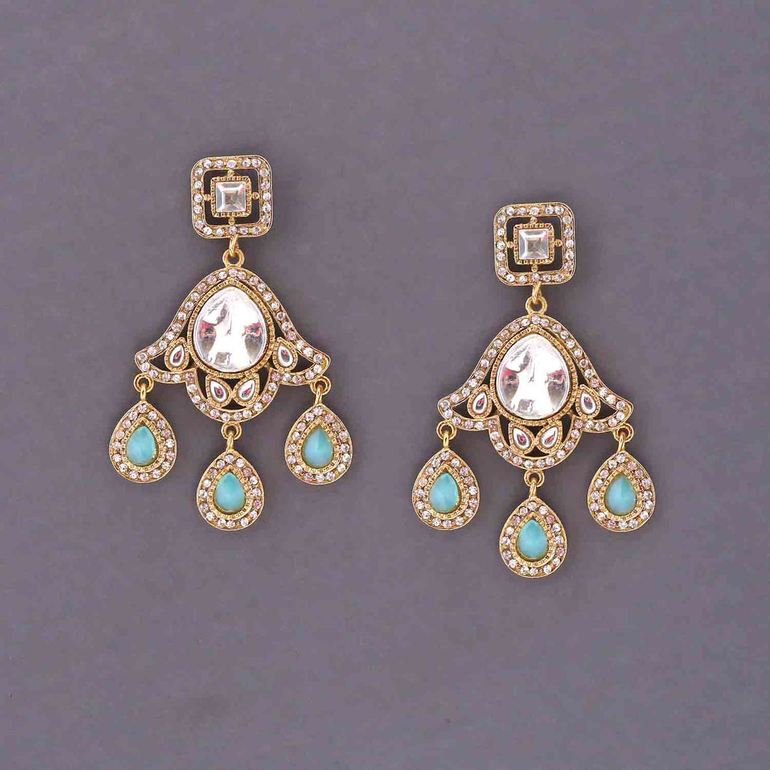 Turquoise Chandni Danglers