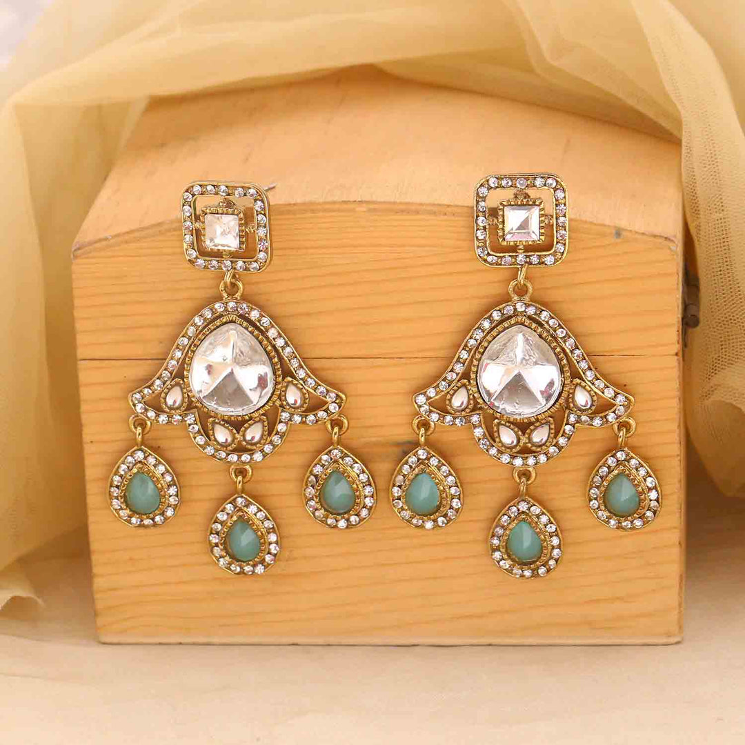 Turquoise Chandni Danglers