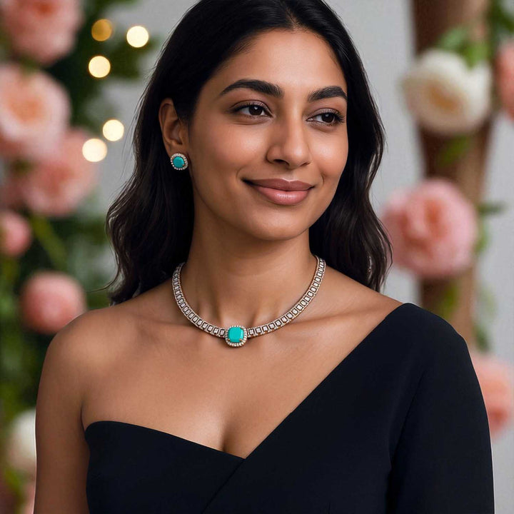 Turquoise Clarry Hasli Victorian Jewellery Set- New Arrival