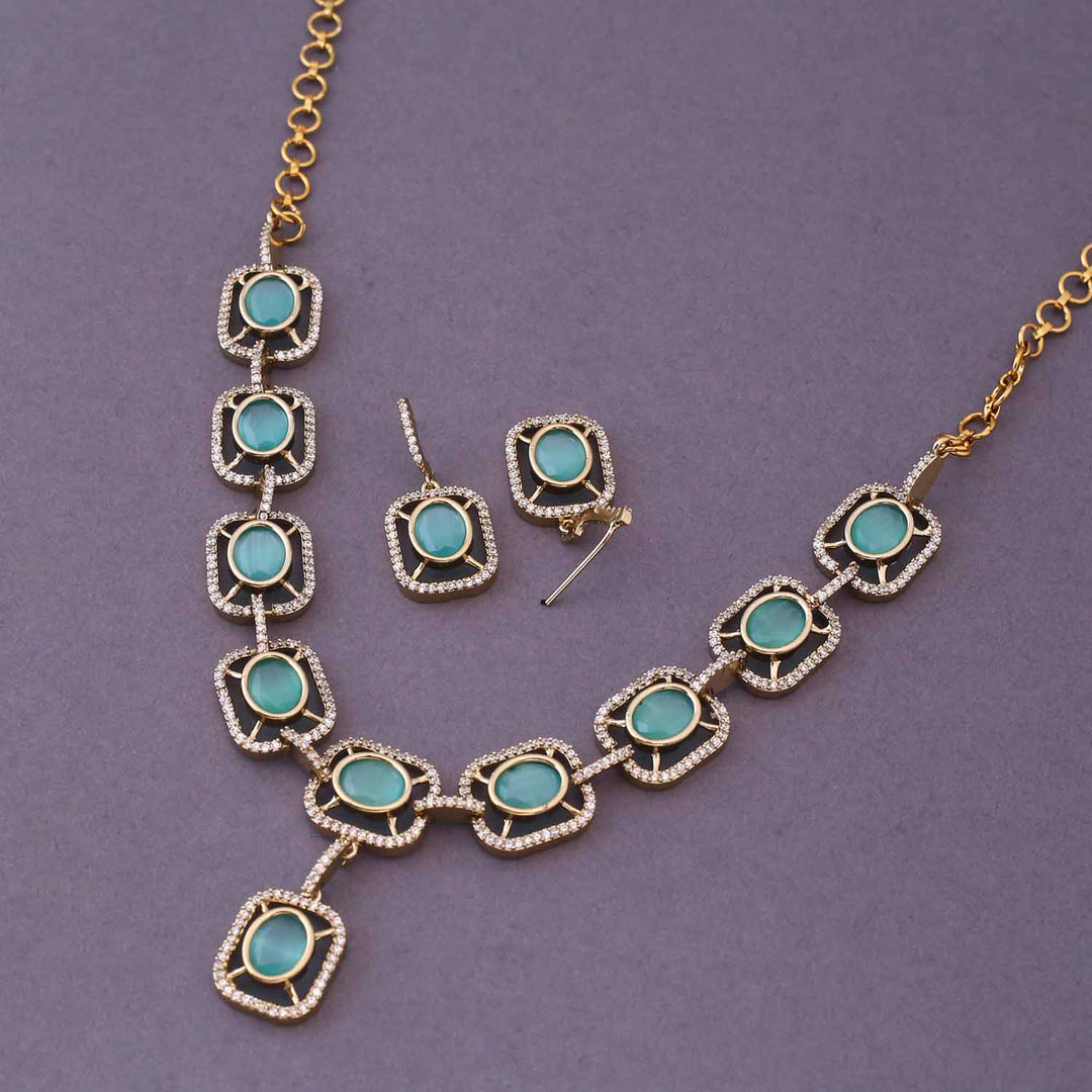 Turquoise Colena Victorian Jewellery Set- New Arrival