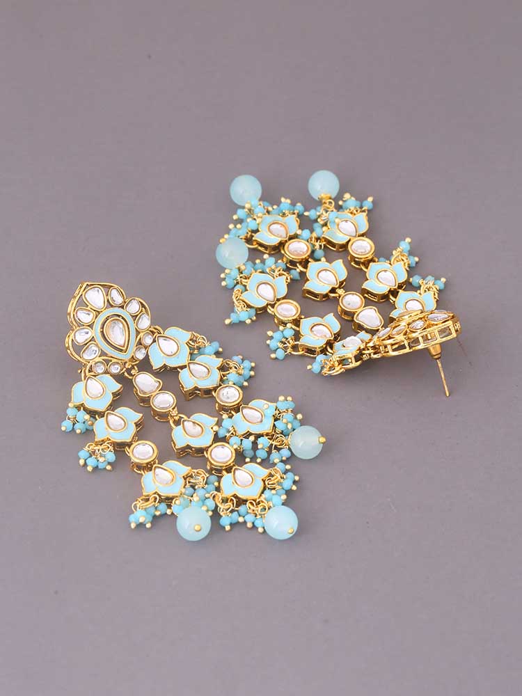 Turquoise Dharti Danglers