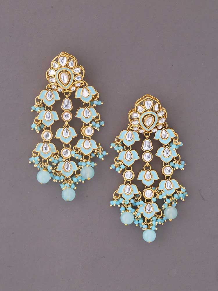 Turquoise Dharti Danglers