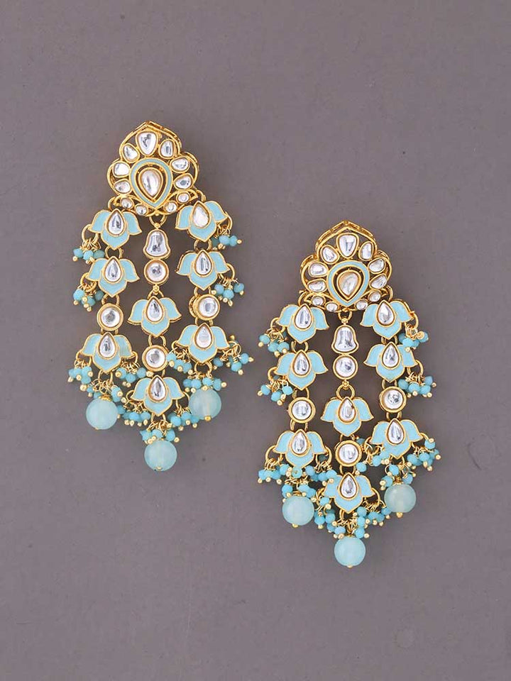 Turquoise Dharti Danglers