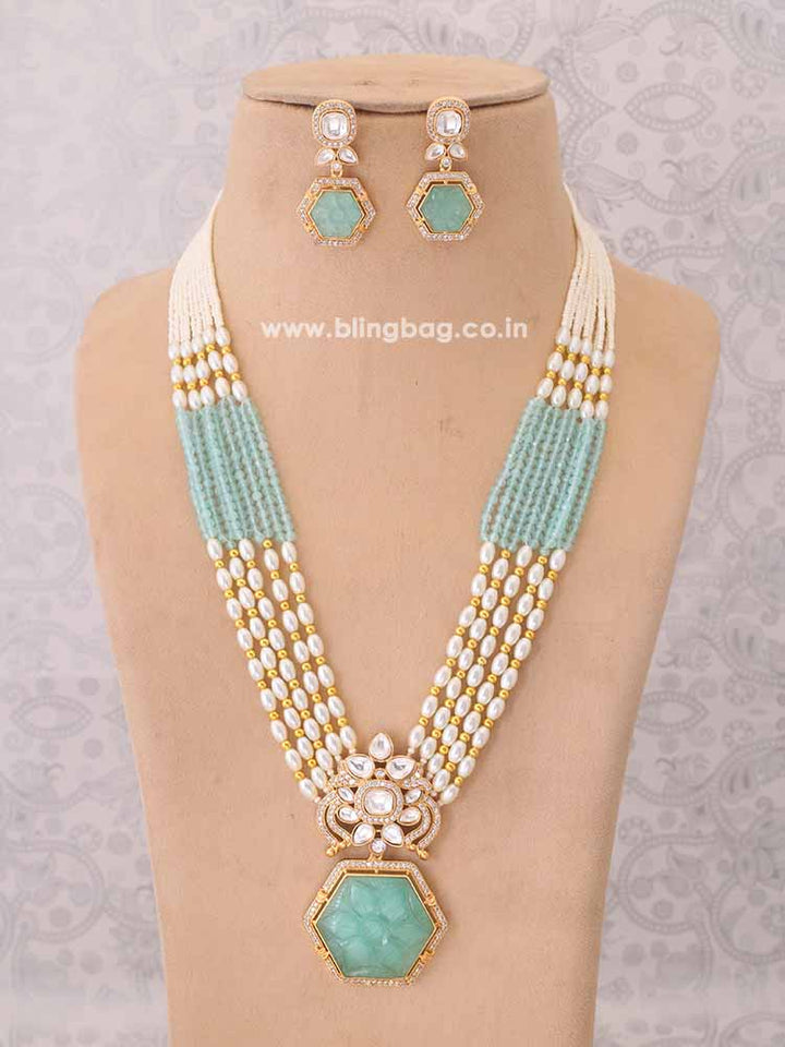 Turquoise Dhruvika Jewellery Set