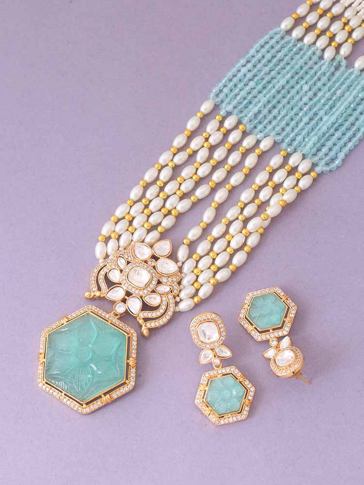 Turquoise Dhruvika Jewellery Set