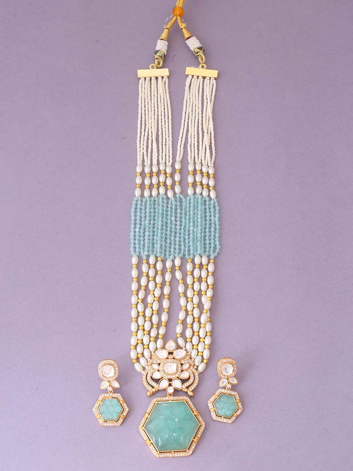 Turquoise Dhruvika Jewellery Set