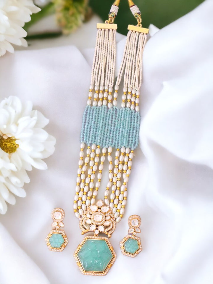 Turquoise Dhruvika Jewellery Set