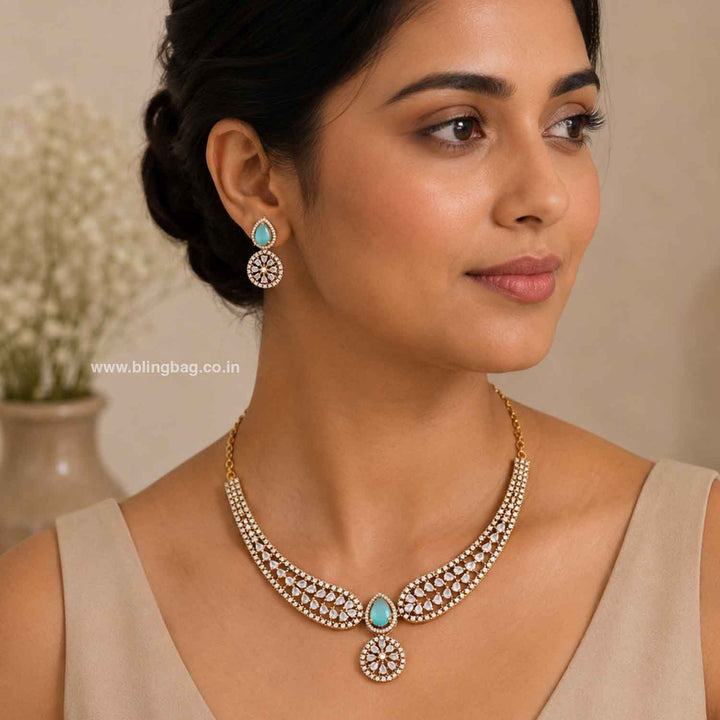 Turquoise Edel Hasli Victorian Jewellery Set- New Arrival