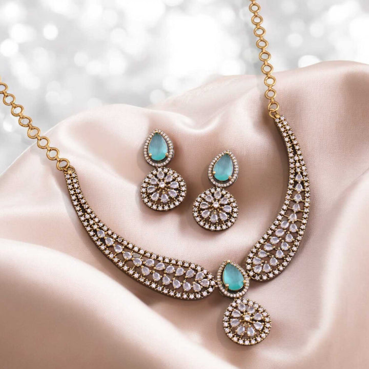 Turquoise Edel Hasli Victorian Jewellery Set- New Arrival