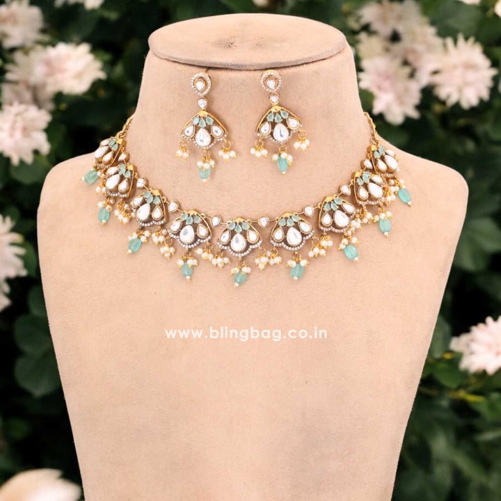 Turquoise Firoza Victorian Jewellery Set - New Arrival