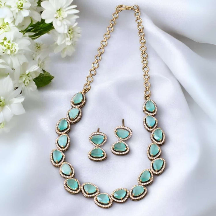 Turquoise Friederike Victorian Jewellery Set - New Arrival