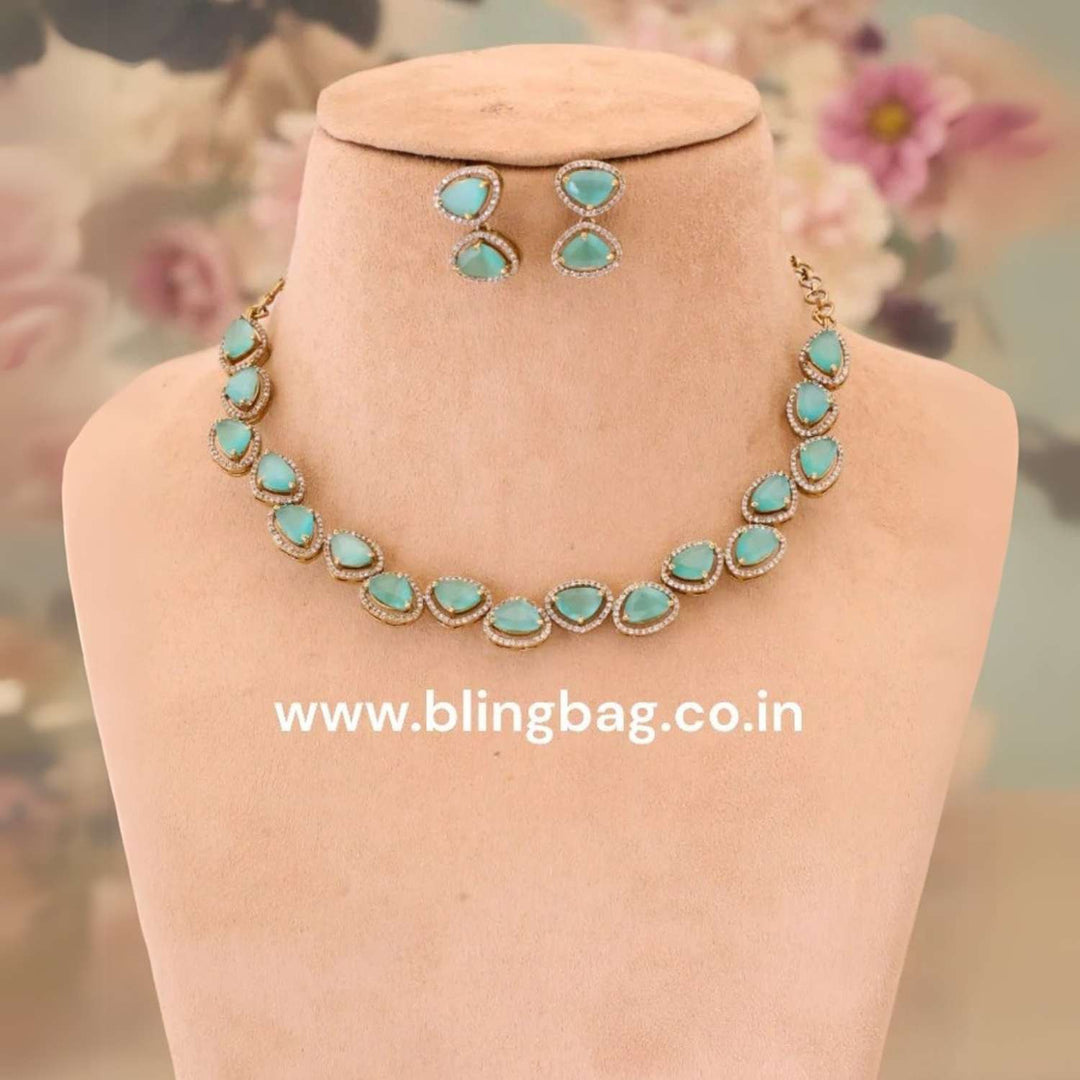 Turquoise Friederike Victorian Jewellery Set - New Arrival