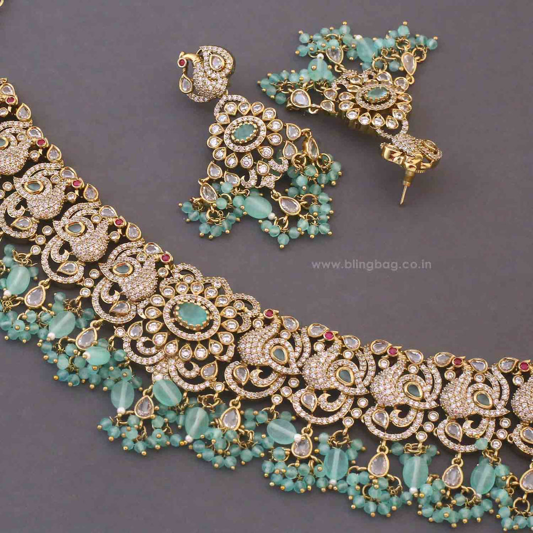 Turquoise Gisania Victorian Jewellery Set - New Arrival