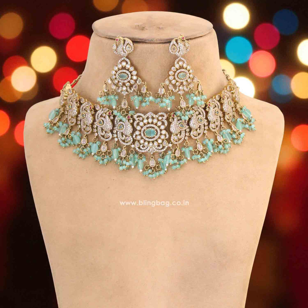 Turquoise Gisania Victorian Jewellery Set - New Arrival