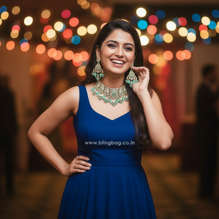 Turquoise Gisania Victorian Jewellery Set - New Arrival