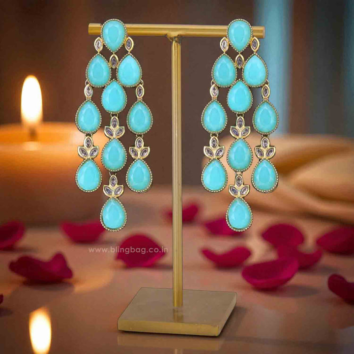 Turquoise Gourangi Danglers