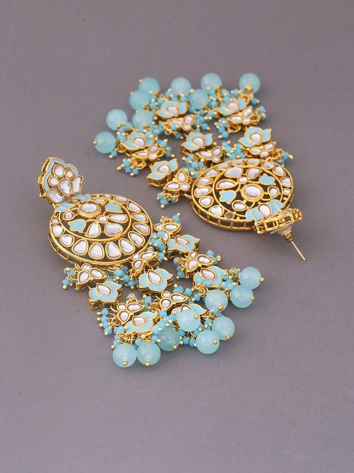 Turquoise Harshali Danglers